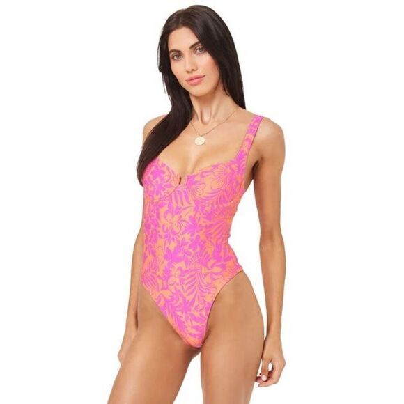 NWT LSPACE Kendal One Piece in Path To Paradise - Picture 2 of 9